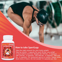 SportLegs Stops Muscle Burn | SportsLegs Premium Supplement 120 Capsules
