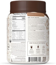 Plant Based Protein Powder, Chocolate USDA Organic - Low Carb Pea Protein Blend, Vegan Superfood with Vitamins & Minerals - Keto, Soy, Dairy Free - Meal Replacement for Women & Men - 15 Servings