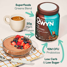 Owyn Vegan Protein Powder, 20G Plant Based Protein, Probiotics, Superfoods Greens, Pea, Chia Seeds, Pumpkin Seed Blend (Chocolate, 2.2 LB)