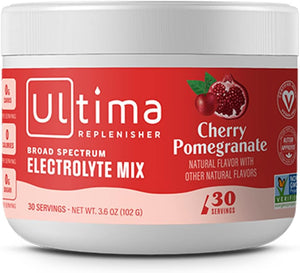 Ultima Replenisher Electrolyte Hydration Drink Mix, 30 Servings - Sugar Free, 0 Calories, 0 Carbs - Gluten-Free, Keto, Non-GMO, Vegan