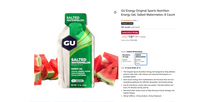 GU Energy Original Sports Nutrition Energy Gel, 8 Count Pack Avg Review, 4.7 Stars
