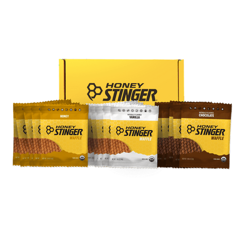 Honey Stinger Organic Waffle For Sports Nutrition, Honey/Vanilla/Chocolate, 15ct (80015)