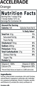 Pacifichealth, All Natural Sport Hydration Drink Mix with Protein, Carbs, and Electrolytes for Superior Energy Replenishment - Net Wt. 4.11 Lb., 60 Serving (Orange)