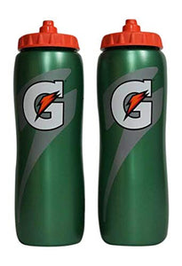 Gatorade 32oz Premium Sports Water Bottle, Squeeze Bottle Twin Pack