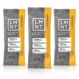 LMNT Zero-Sugar Electrolytes - Orange Salt - Hydration Powder Packets | No Artificial Ingredients | Keto & Paleo Friendly | 30 Sticks