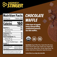 Organic Chocolate Waffle | Energy Stroopwafel for Exercise, Endurance and Performance | Sports Nutrition for Home & Gym, Pre & during Workout | Box of 16 Waffles, 16.96 Ounce