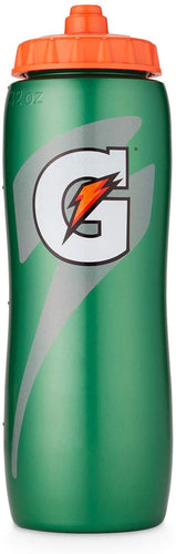 Gatorade 'G' Squeeze Bottle, Clear Hydro-View strip, High Flow Valve 32oz