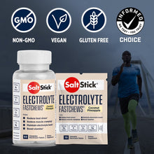 SaltStick Fastchews, Electrolyte Replacement Tablets for Rehydration, Exercise Recovery, Youth & Adult Athletes, Hiking, Hangovers, & Sports Recovery, 12 Packets of 10 Tablets