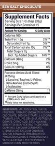Roctane Ultra Endurance Energy Gel, Vegan, Gluten-Free, Kosher, and Dairy-Free On-The-Go Energy for Any Workout, 15-Serving Pouch, Sea Salt Chocolate