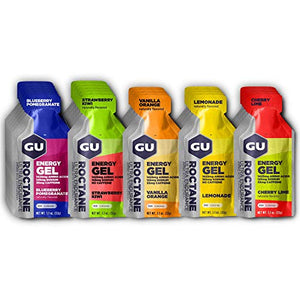 GU Energy Roctane Ultra Endurance Energy Gel, 24-Count, Assorted Flavors (Packaging May Vary)