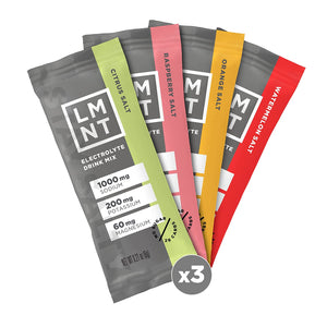 LMNT Zero-Sugar Electrolytes - Variety Pack - Hydration Powder Packets | No Artificial Ingredients | Keto & Paleo Friendly | 12 Sticks