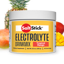SaltStick DrinkMix Electrolyte Powder No Sugar | Sugar Free Electrolytes for Hydration | No Artificial Sweeteners | Tropical Mango | 40 Servings