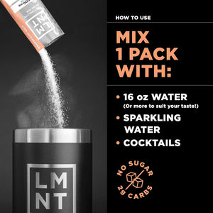 LMNT Keto Electrolyte Drink Mix | Paleo Hydration Powder | No Sugar, No Artificial Ingredients | Grapefruit Salt | 30 Stick Packs