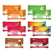 Energy Chews, Gluten-Free, Dairy-Free Ingredients to Provide Quick Energy and Focus, 1 Box of 10 Packets, Variety Pack