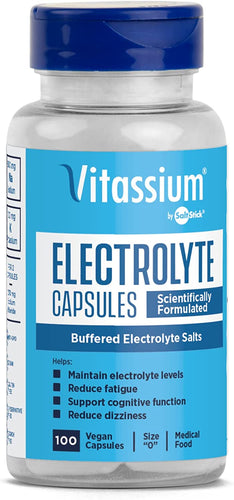 Vitassium by SaltStick 100ct Capsules | Buy Vitassium SaltStick w/ Free Pill Holder