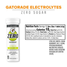 Zero Tablets: Zero Sugar, All the Electrolytes, Lemon Lime, 10 Count (Pack of 8)​