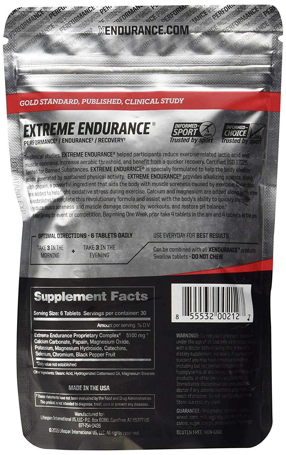 Extreme Endurance Xendurance, Premium Lactic Acid Buffer