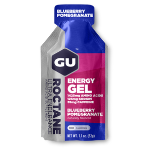 GU Energy Gel ROCTANE 1.1oz Gel (Pack of 8) GU Boom Get Rocked!