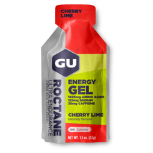 GU Energy Gel ROCTANE 1.1oz Gel (Pack of 8) GU Boom Get Rocked!