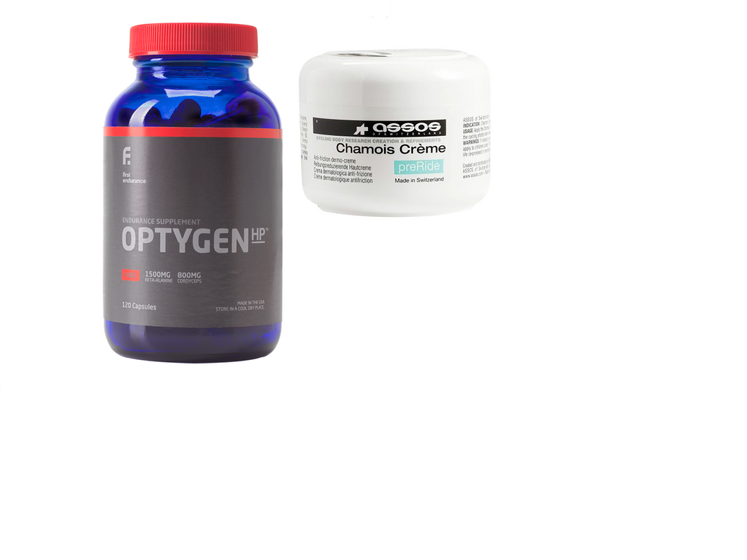 First Endurance Optygen HP 120 Capsules | Free ASSOS Chamois Cream With Purchase
