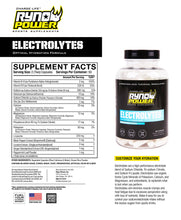 Ryno Power Electrolytes 100 Capsules | Compare to Carbo Pro Thermolyte METASALT
