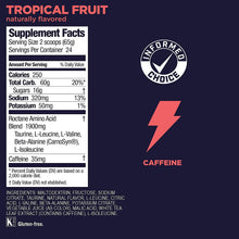 Roctane Ultra Endurance Energy Drink Mix, 3.44-Pound Jar, Tropical Fruit