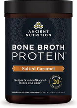 Bone Broth Protein Powder, Salted Caramel, 19G Protein per Serving, Beef, Supports Healthy Skin, Gut Health, Joint Supplement, Gluten Free, Paleo and Keto Friendly, 20 Servings