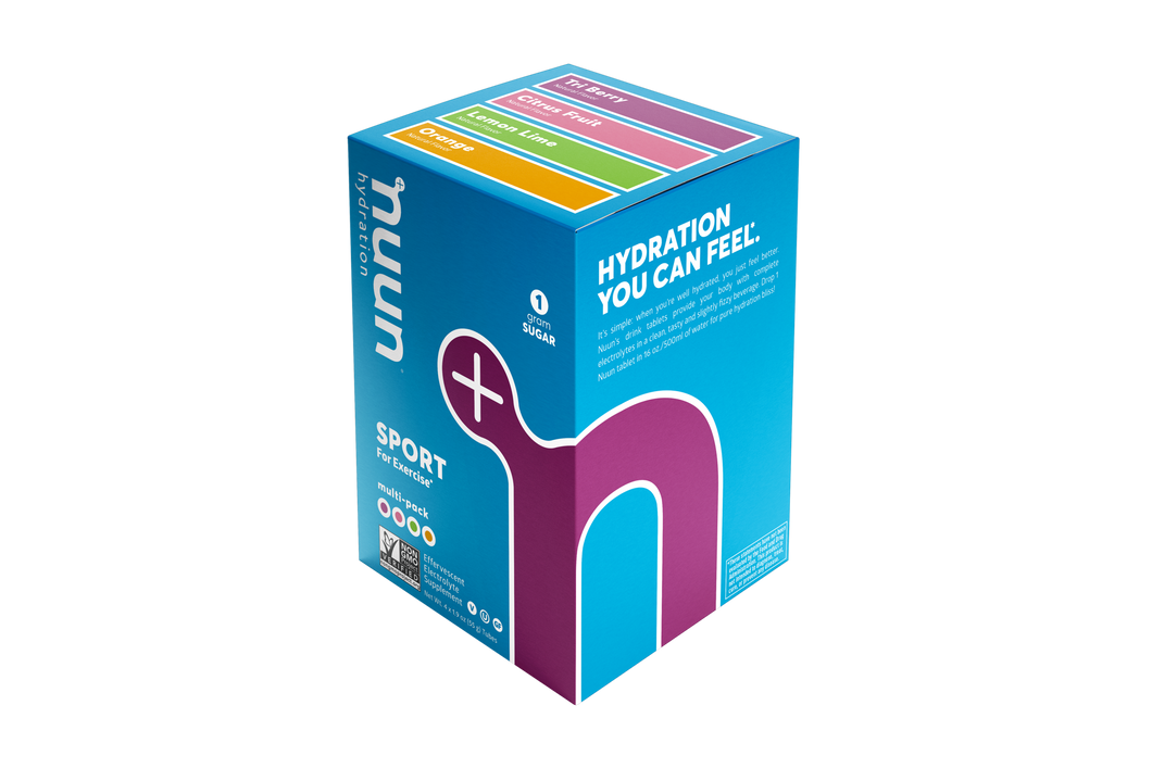 NUUN 3.0 Sport, Immunity, Rest, Electrolyte Tablets, Effervescent Hydration Supplement, Box of 4 or 8 Tubes (40/80 servings)