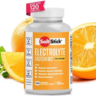 Fastchews Chewable Electrolyte Tablets | 120 Orange Electrolyte Chews | Salt Tablets for Runners, Sports Nutrition Supplements for Hydration, Running Chews | 120 Chewable Tablets…