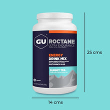 Roctane Ultra Endurance Energy Drink Mix, Vegan, Gluten-Free, Kosher, and Dairy-Free N-The-Go Energy for Any Workout, 3.44-Pound Jar, Summit Tea