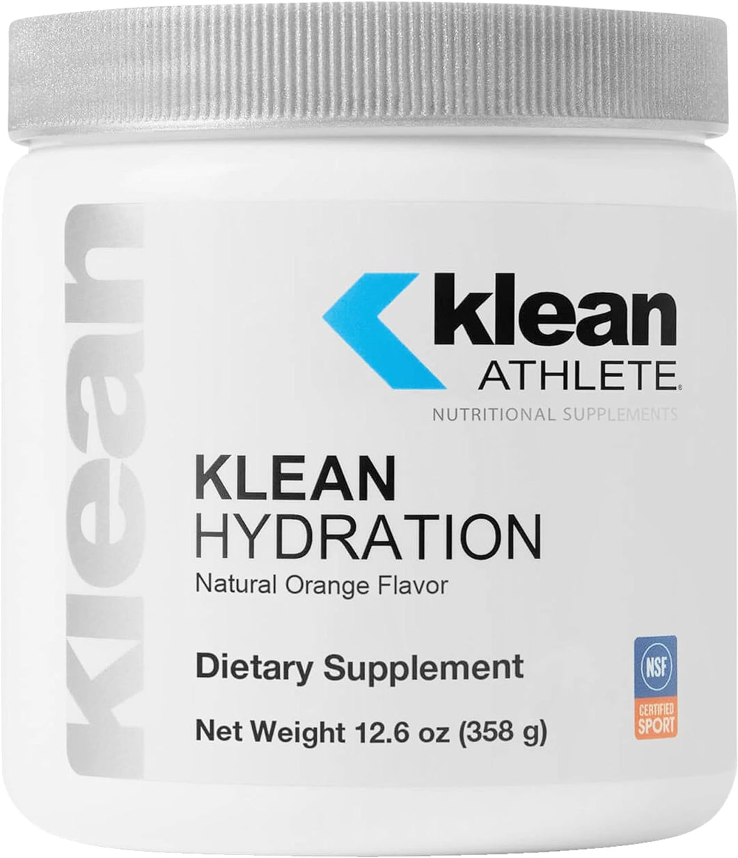 Klean Hydration | Electrolyte Replacement Formula to Hydrate, Maintain Electrolyte Balance, and Rehydrate during Physical Activity | 12.6 Ounces | Natural Orange Flavor
