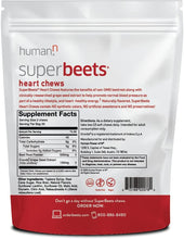 Superbeets Heart Chews - Nitric Oxide Production and Blood Pressure Support - Grape Seed Extract & Non-Gmo Beet Energy Chews - Pomegranate Berry Flavor - 60 Count