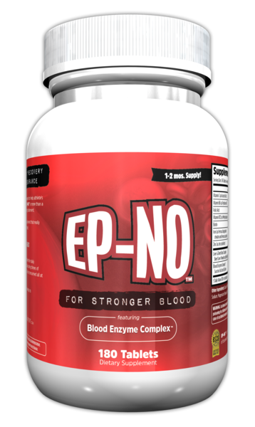 EP-NO Natural Red Blood Builder 180 Tablets, BSCG Certified