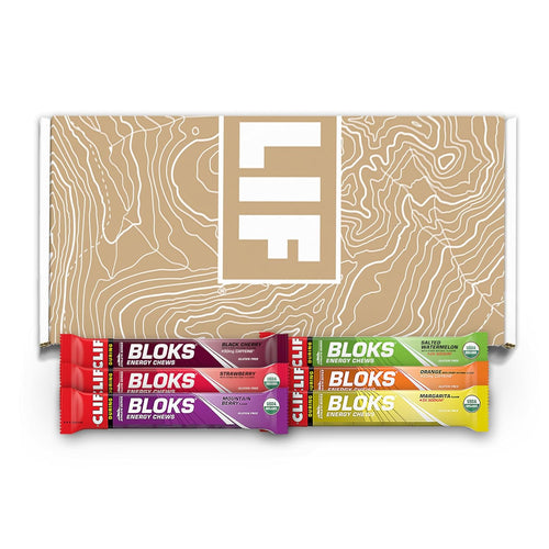 CLIF BLOKS - Energy Chews - Variety Pack - Non-Gmo - Plant Based - Fast Fuel for Cycling and Running - Quick Carbohydrates and Electrolytes - 2.12 Ounce (Pack of 12)