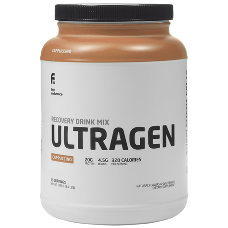 Ultragen Recovery Drink, Premium Post-Workout Recovery Drink 15 Servings | First Endurance